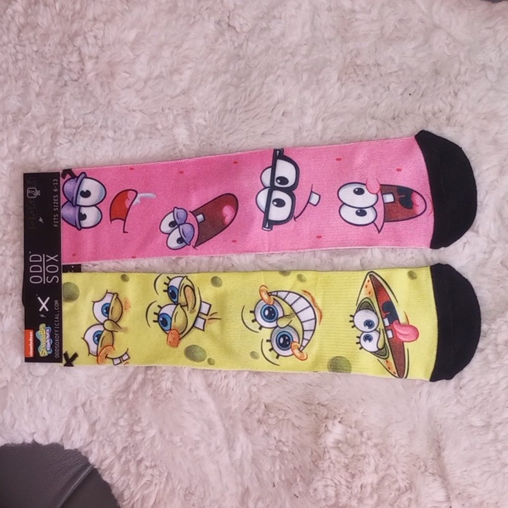 SpongeBob SquarePants odd socks